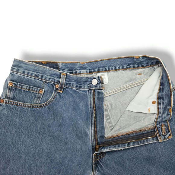 Levi’s 560 Comfort-Fit Taper Jean W34 L32 Dark Stonewash Loose Baggy Y2K Vintage - Picture 5 of 11